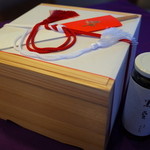 神楽坂 石かわ - 石かわ ”おせち” 2015 二段重＋黒豆(瓶詰) 2014.12.3x