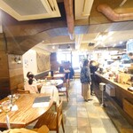 ダンチキンダン - 座った席から入口付近迄の店内