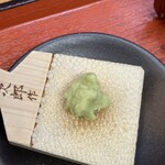 そばや哲心 - 擦りたての本山葵　香りが良かったよ