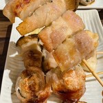 炭火野菜巻き串と餃子 博多うずまき - 