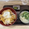 車うどん - 親子丼セット　¥780