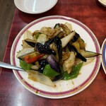 吉田飯店 - ナスのオイスターソース炒め