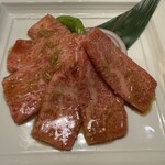 游玄亭 銀座 - カルビ肉です。