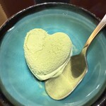 游玄亭 - ラストは抹茶アイス。