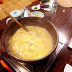 Morino Ohana - 最後は雑炊で、スッポンの旨味と滋養を余すところなく吸収します！