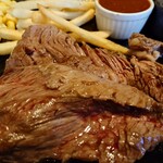 ステーキハウス ロッキー - ロッキーステーキ　ものすごく柔らかくて旨い