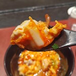 蛤坂 まえかわ - なめこが入った親子丼初めて(笑)