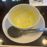 ステーキ池田 - スープ(飲んじゃいました)