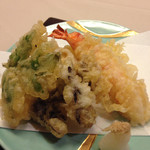 浜丁寿司 - 天ぷら盛り合わせ