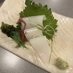 大衆割烹 ひかり - いか刺身880円