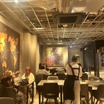 ブルー エントランス キッチン - 