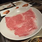 六本木焼肉　Kintan - 仙台牛ザブトンの出汁焼きしゃぶ