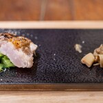 HAGI - 2026.1 いわき産死後硬直前の甘鯛鱗焼き いわき産菜の花 本しめじ