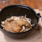 HAGI - 2026.1 福島産渡り蟹 ムキタケ HAGI麺（手延べ素麺のような自家製麺）