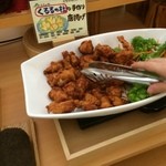くるるの杜 農村レストラン - 【2014年12月】もう、「ど定番」となっている手作り唐揚げ。