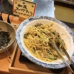 くるるの杜 農村レストラン - 【2014年12月】コチラは和風スパゲティ。