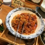 くるるの杜 農村レストラン - 【2014年12月】昔ながらのケチャップナポリタンでした。