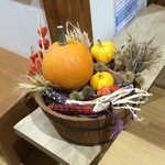 くるるの杜 農村レストラン - 【2014年12月】入口手前の飾り。