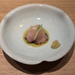 炭焼 おかげさん - 胸肉の刺身