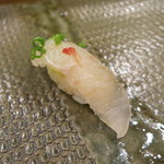 鮨匠 のむら - ヒラメ。