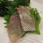 鮨匠 のむら - シマアジ。