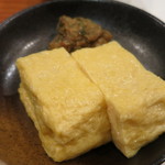 鮨匠 のむら - 卵焼きとさつま揚げ。