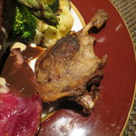 コントワール ミサゴ - 肉料理：新潟の網採り青首真鴨のロースト、鴨蕎麦添え3