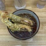 笠置そば - ゲソ天そば