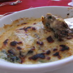 どっかる - ランチのメイン　牡蠣グラタン　美味いだ。