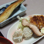 Kagetsu - 日替わり定食の一部