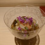 鮨 むらやま - 水雲と毛蟹