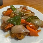 中華 軽食 李花 - 酢豚1050円税込 肉たっぷり