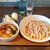 武蔵野うどん 澤村 - 料理写真:肉汁うどん(並)。かしわ天。半熟卵天。日本酒。