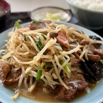 お食事処大吉 - レバー炒め定食