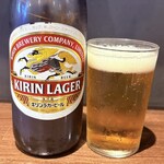 洋食の朝日 - ビール