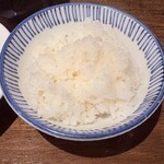 洋食の朝日 - ご飯半分