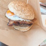 自由が丘バーガー - ベーコンエッグバーガー1900円くらい
