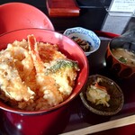 七味亭 - 「上天丼定食」①
