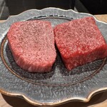 新横浜 鉄板焼き牛鳴 - A5ランク黒毛和牛ステーキ（うちもも・シャトーブリアン）