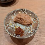 鮨 さかい - 追加∶あん肝と奈良漬け