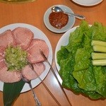 金剛苑 - ねぎタン、サンチュ