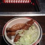 ミートレストランとんきい - 定食のウインナー食べ放題