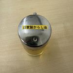 中央亭 - からし油が味を引き立てます♪