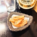 味楽 - サービスの"メンマ"は、丁寧に仕込まれたお店のオリジナル。