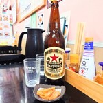 味楽 - ■ サッポロ ラガー ビール (赤星) 大瓶、840円