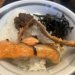 おひつ膳 田んぼ - 最後に出汁茶漬けに