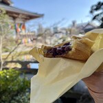 甘味かどや - いつもの場所でパクつく