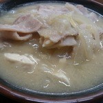 とん汁 たちばな - とん汁定食（並盛）950円　とん汁