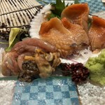 旬や 岩手川 - 赤貝刺し