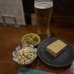 美味ぇ津゛ - お通しのだし卵焼きも絶品！！